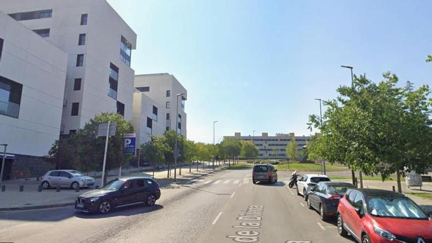 Ensurt per un incendi darrere l'hospital Sant Joan de Déu de Manresa