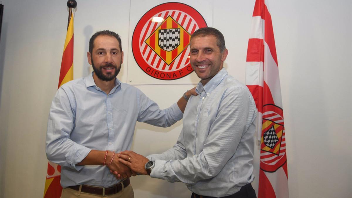 Pablo Machín amplió su contrato con el Girona