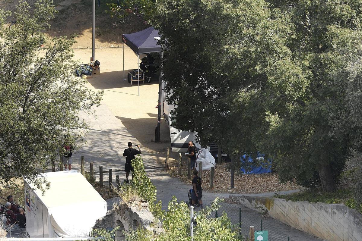 Les imatges del darrer dia de rodatge d''Enredados' a Girona Les imatges del darrer dia de rodatge d''Enredados' a Girona