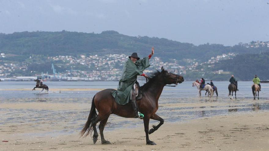 Los caballos toman Moaña