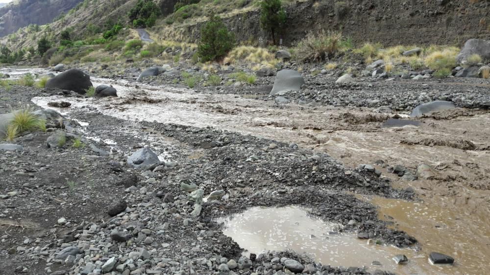 Crecida del barranco de Las Angustias