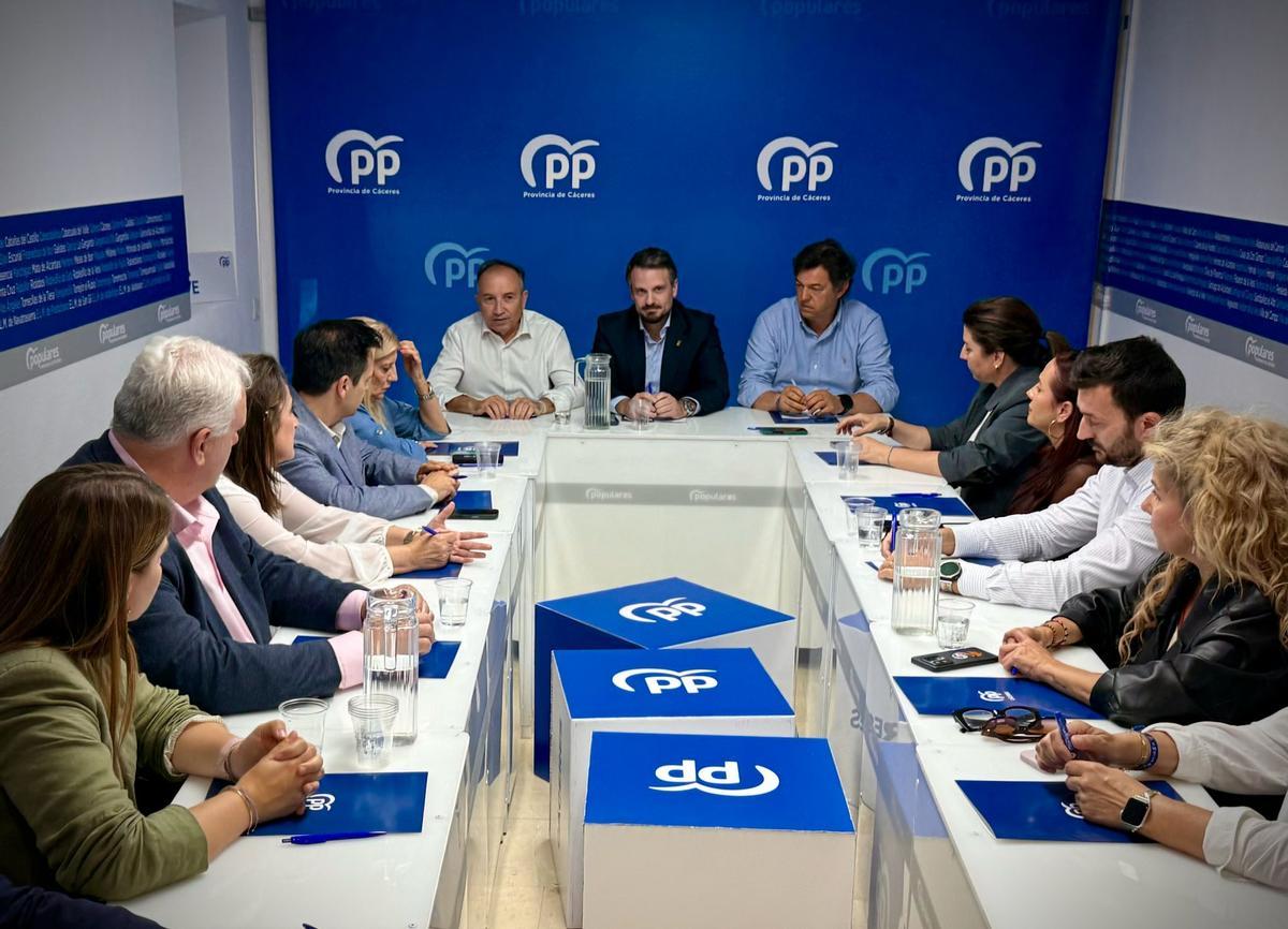 Comité de Dirección del PP en la provincia de Cáceres.