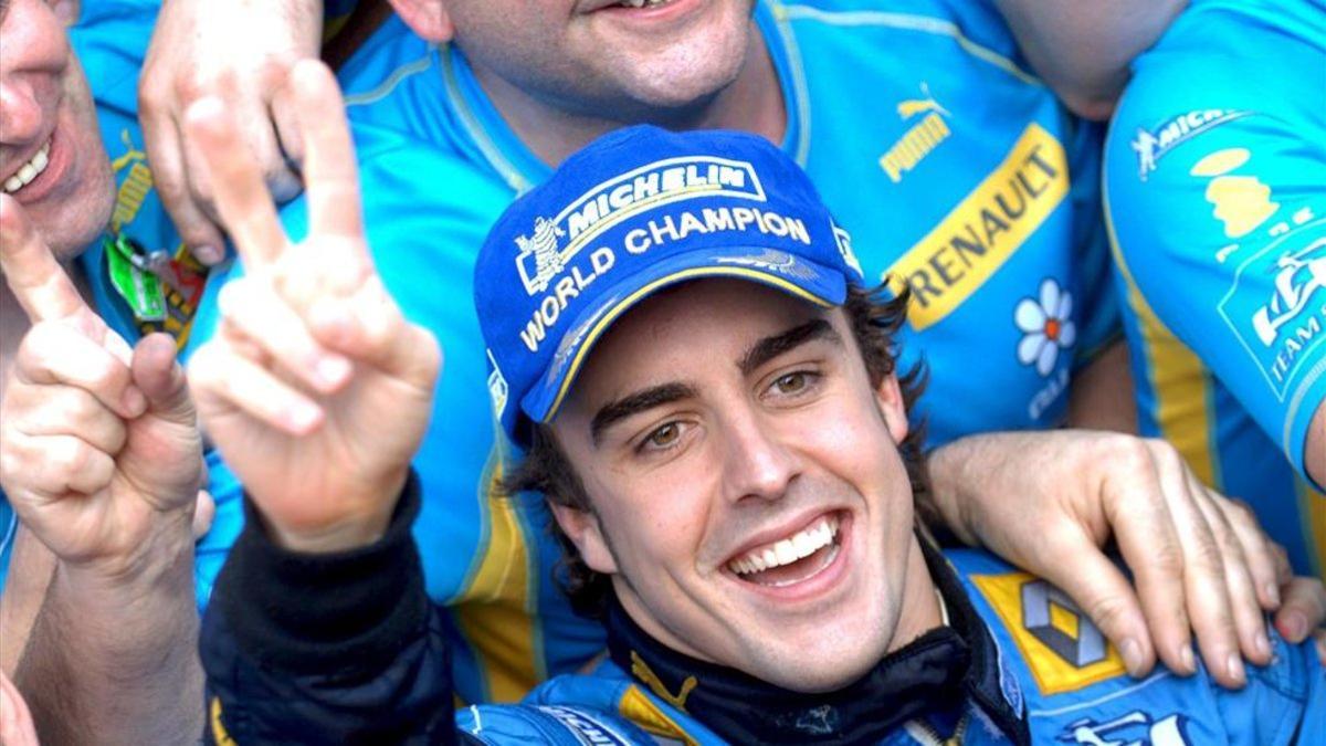 Fernando Alonso militó en Renault en dos etapas diferentes