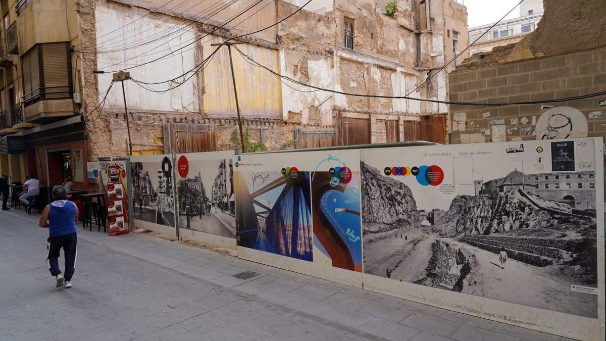 Solar de la calle Arco de la Caridad en el que se ubicará el futuro edificio residencial.