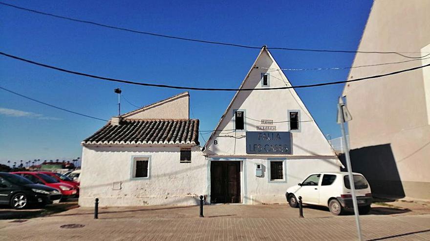 Barraca de Alboraia, situada en el límite con Saplaya.