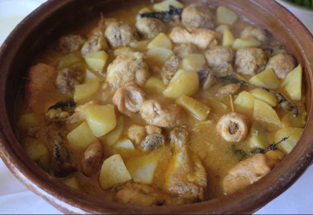 Erst die Mandeln, dann der Kapaun