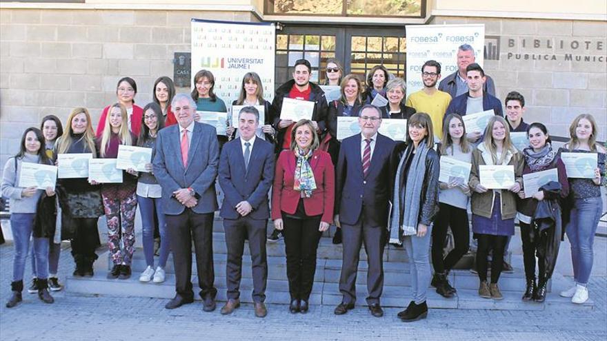 Fobesa beca a 24 benicenses para estudiar en la Jaume I