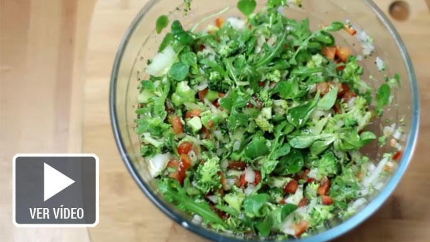 Ceviche de brócoli, una receta sencilla y saludable