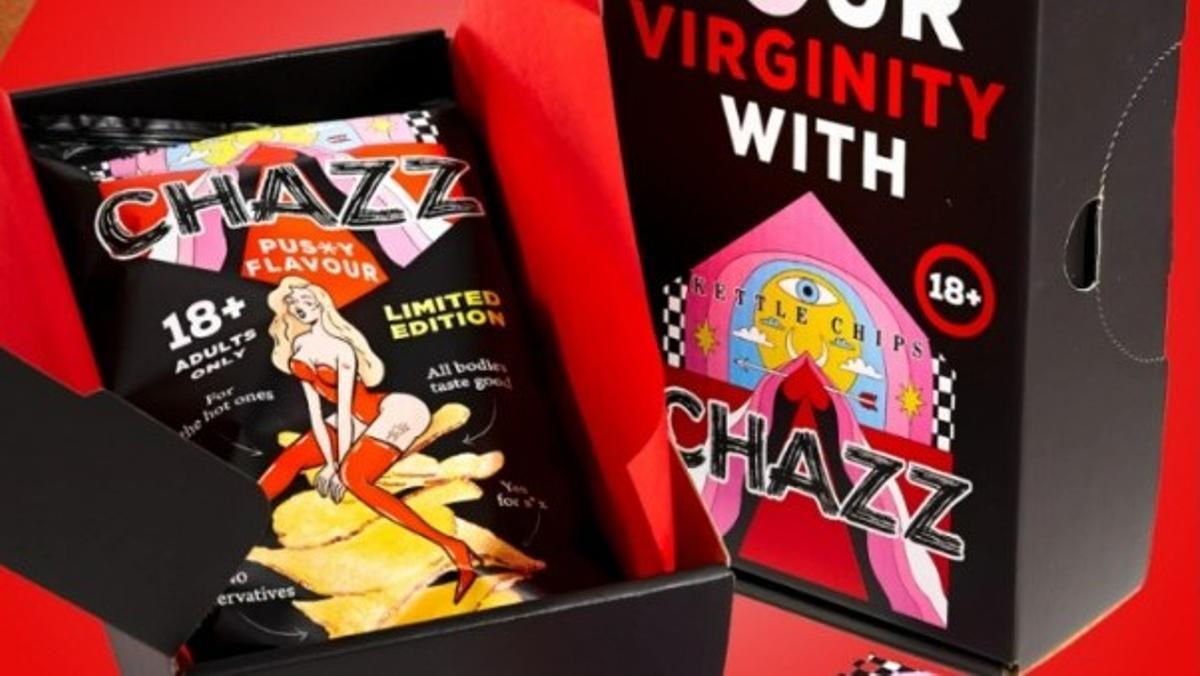 Patatas chip 'Pussy Flavor' de la marca Chazz