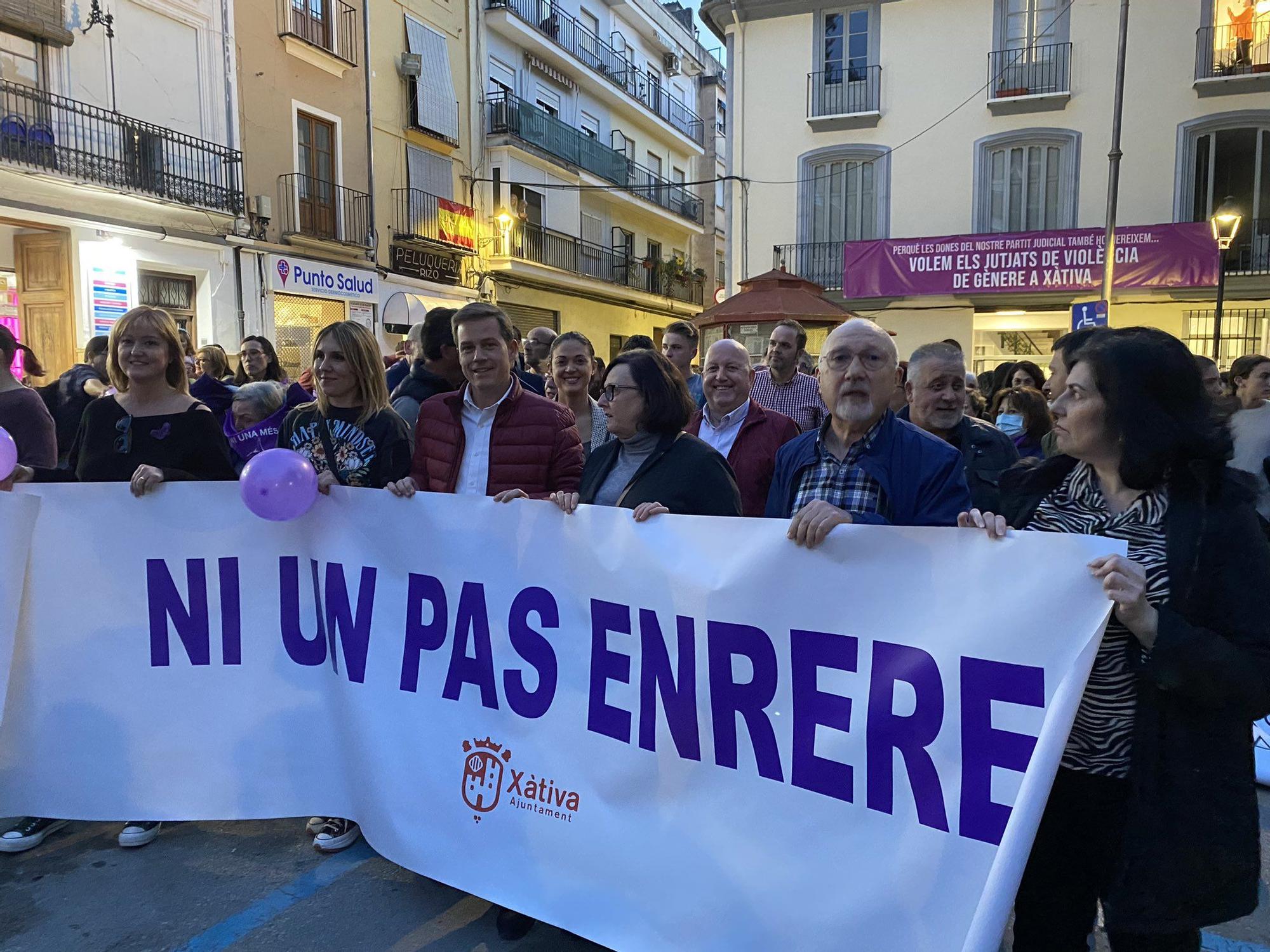 Manifestaciones y actos por el 8M en Ontinyent y Xàtiva