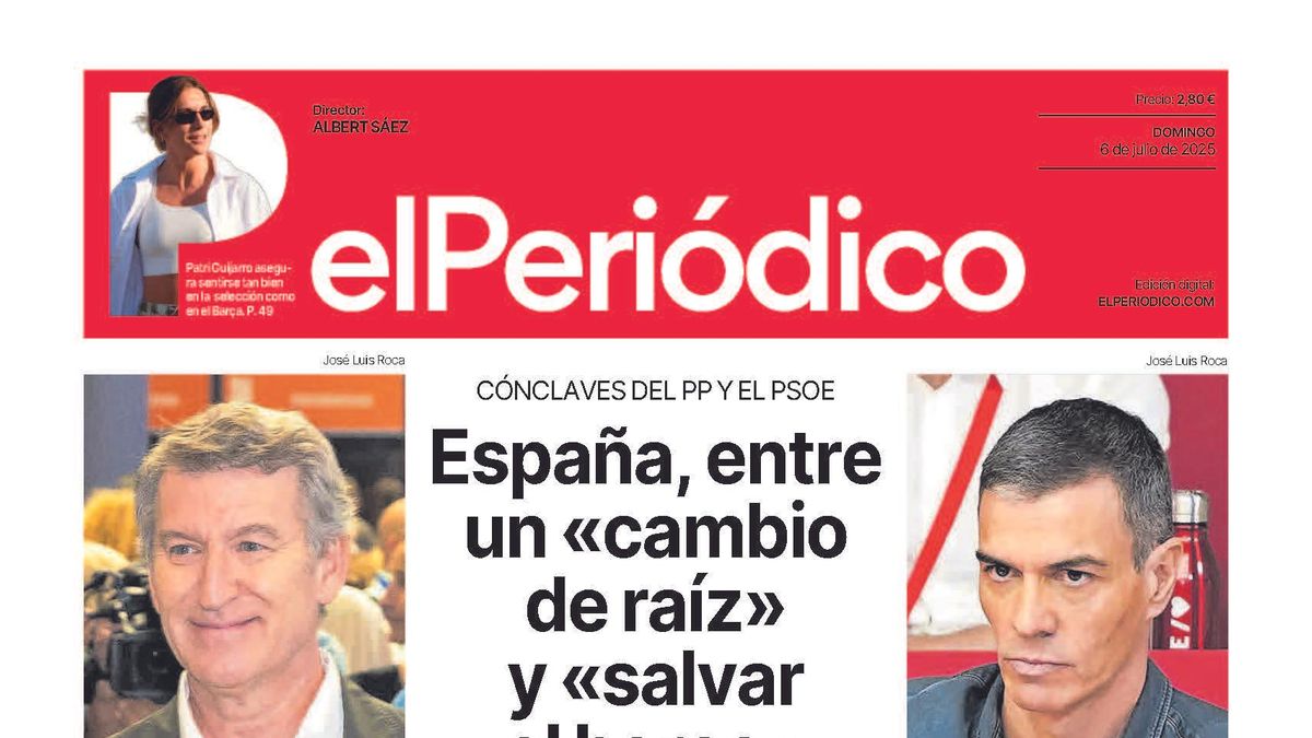 La portada de EL PERIÓDICO del 6 de julio de 2025