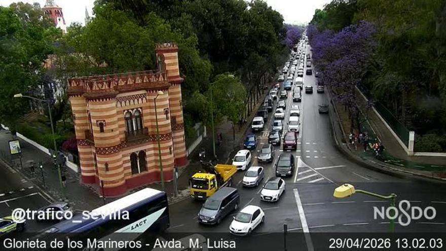 Vídeo | Atasco en Sevilla el miércoles 29 de abril al mediodía