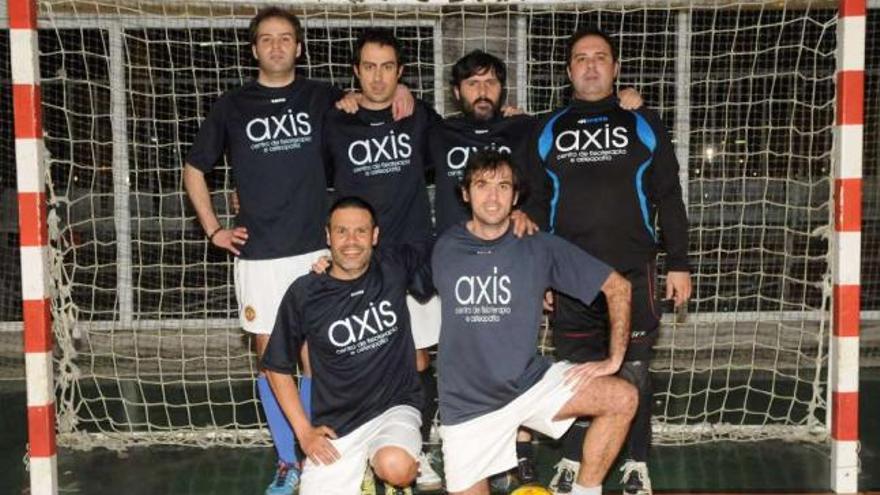 Equipo del Axis Fisioterapia que juega en Primera División de Asfusa. // Gustavo Santos