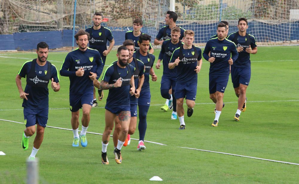 Tras la derrota ante el CD Leganés y con Míchel ratificado en su puesto, la plantilla ya trabaja de cara al encuentro del sábado en el Camp Nou