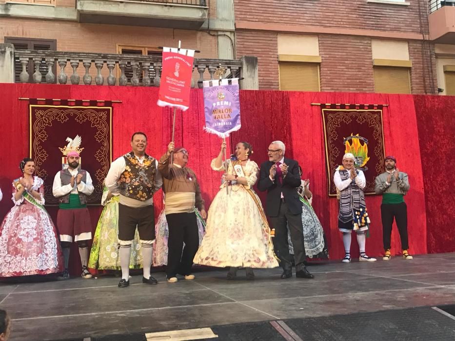 Premios falleros 2019 en Alboraia