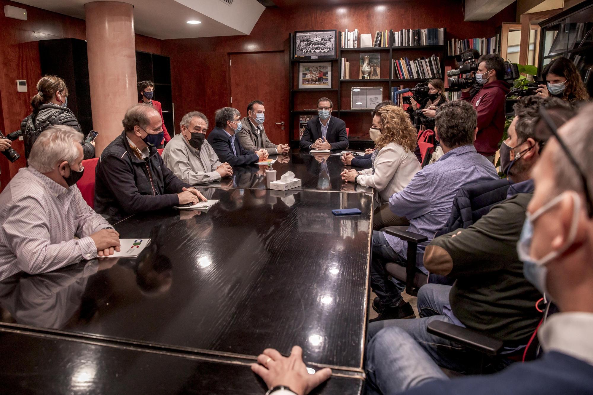 La plataforma Recuperem Palma se reúne con el alcalde de Palma, José Hila