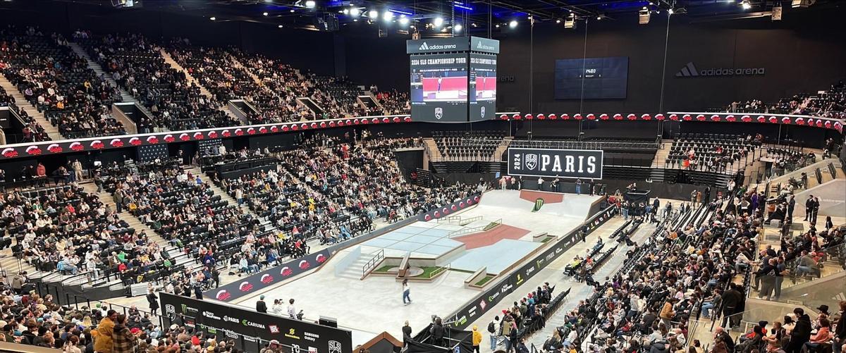 El Adidas Arena fue sede de las competiciones de gimnasia rítmica y bádmintos en los Juegos Olímpicos de París 2024.