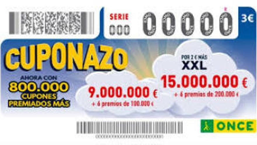 ONCE, sorteo Cuponazo de hoy viernes 15 de marzo