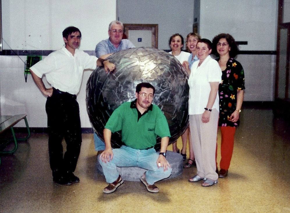 Imagen histórica en la sede de la EOI en la plaza Columbretes.