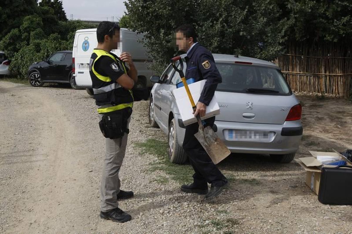 Una pareja halla un esqueleto humano en el paraje de Fuente de la Junquera