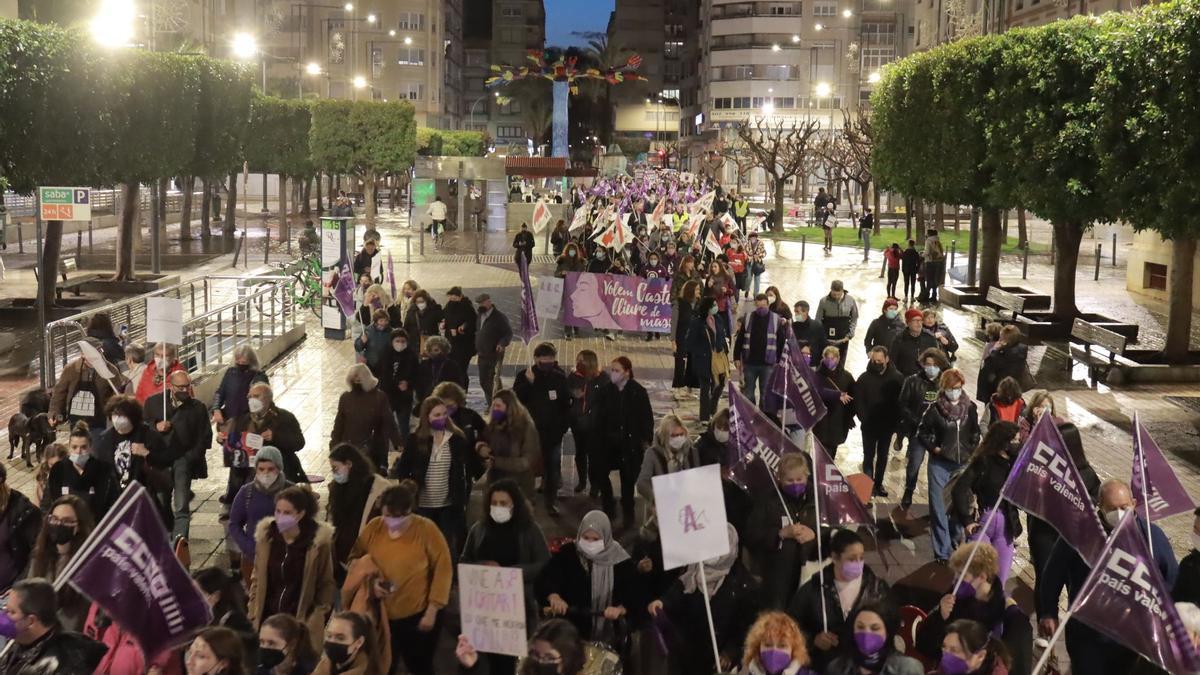 Manifestación en Castelló