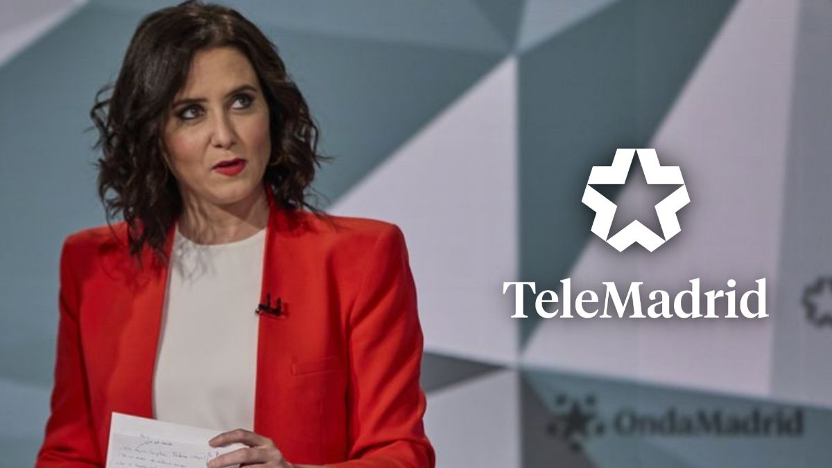 Isabel Díaz Ayuso en el debate organizado por Telemadrid