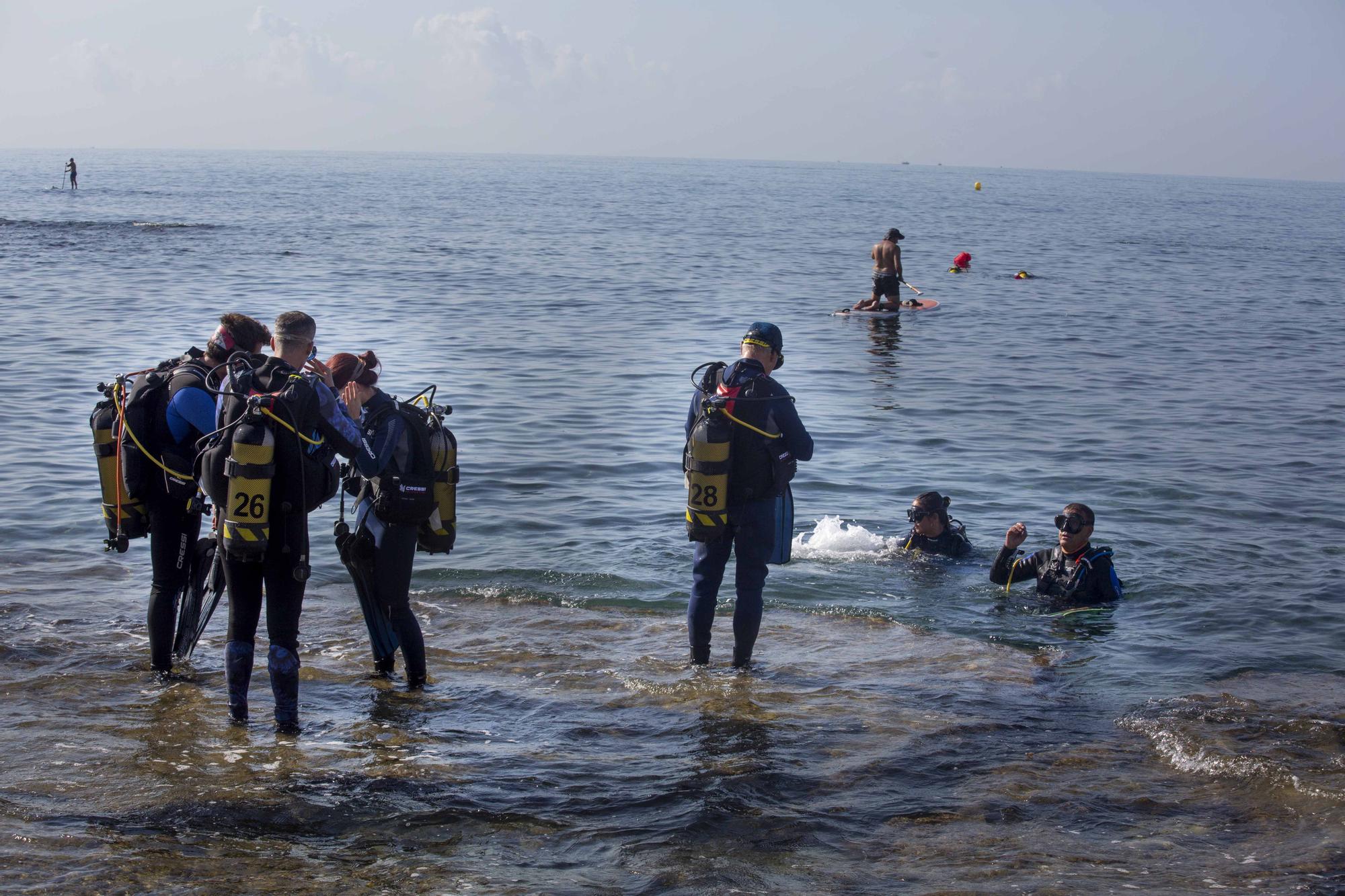 Las escuelas de buceo en Alicante son un "boom" tras la pandemia