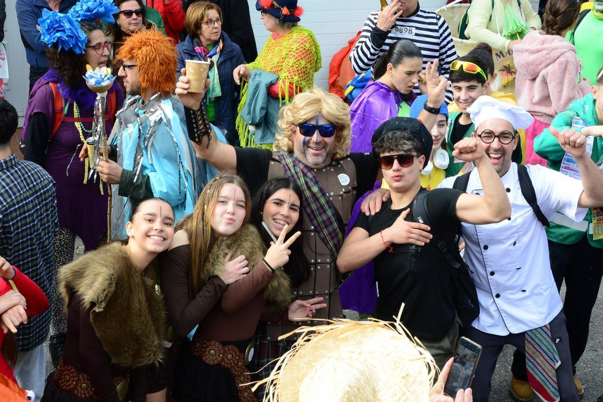 Colorido en el Martes de Entroido en O Hío