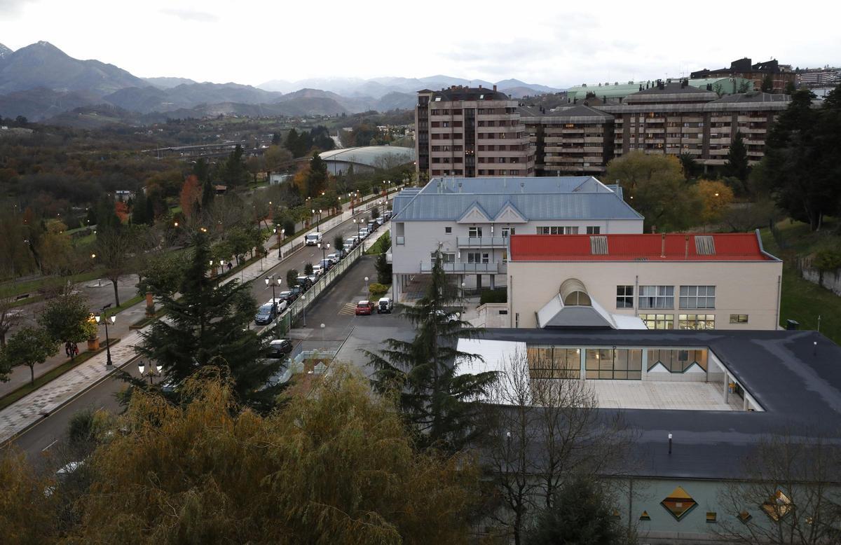 Centro de acogida de menores del parque de Invierno, en Oviedo.