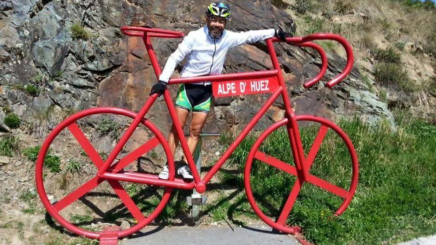 El ciclista i sergent de la policia local de Palafrugell, Josep Higueras · Facebook del club ciclista esquenapelats