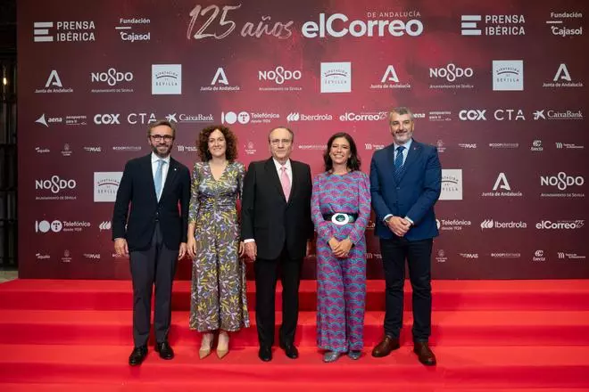 La celebración del 125 aniversario de 'El Correo de Andalucía', en imágenes
