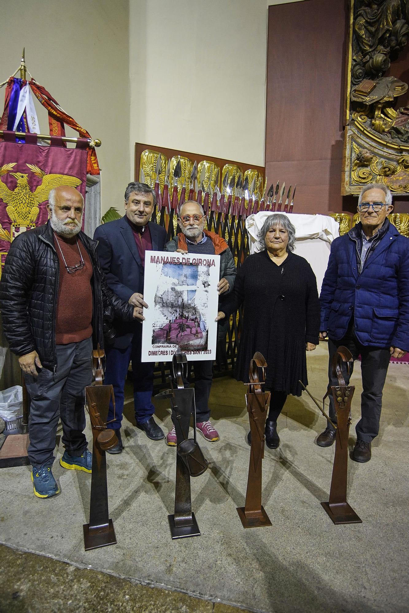 Els manaies de Girona reben noves escultures de Max Varés