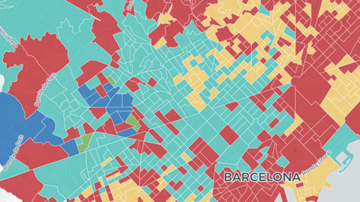 Mapa de Barcelona