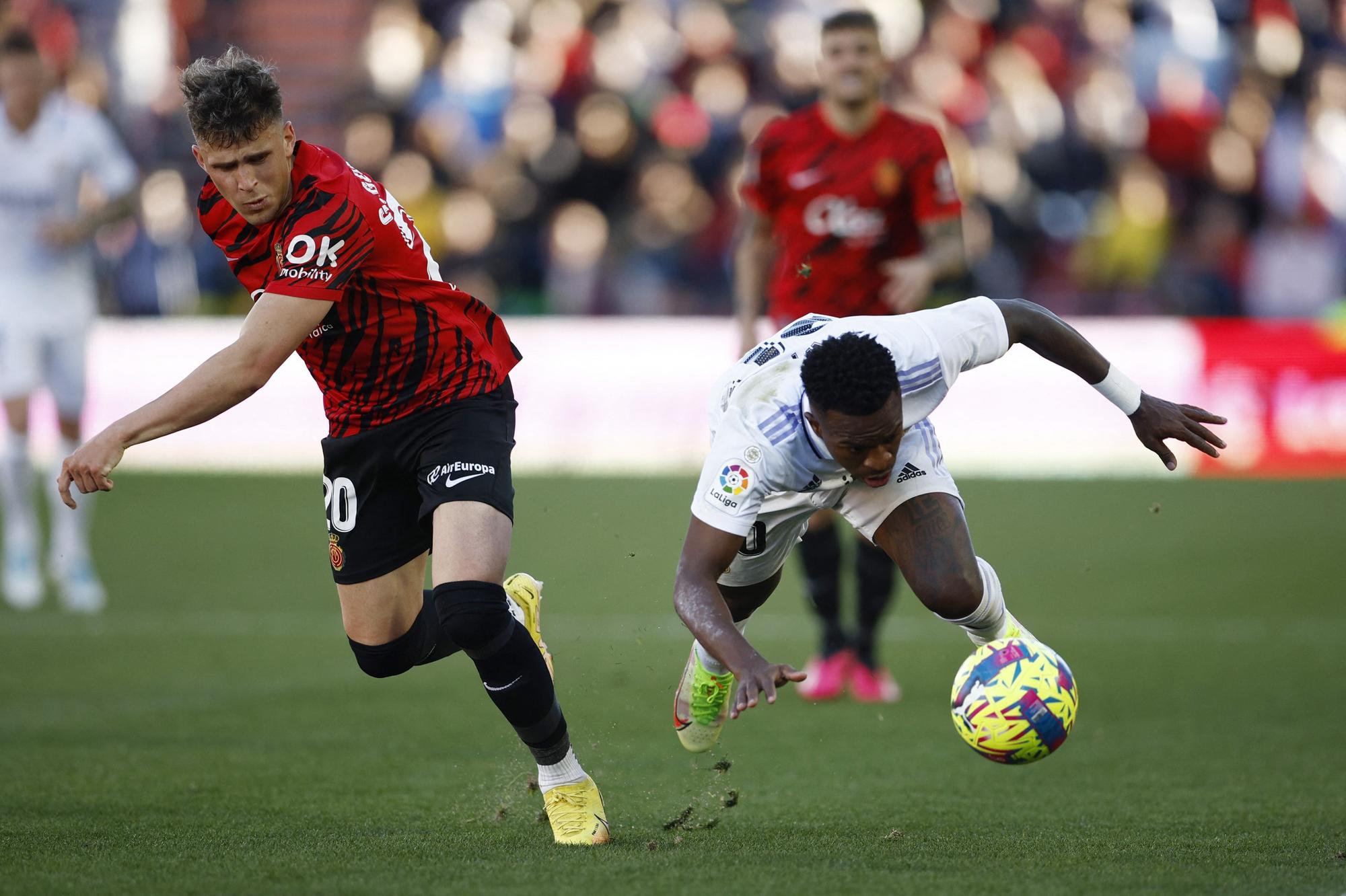 Mallorca - Madrid: Así fue el duelo Maffeo contra Vinícius