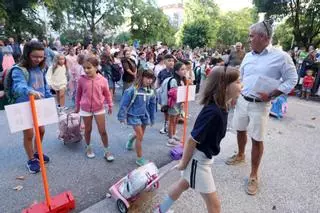 La caída de la natalidad golpea ya de lleno a los colegios de Pontevedra
