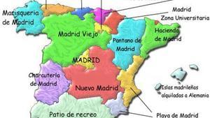 Publican el mapa de España vista por los madrileños y el nombre que dan a Murcia indigna a medio país