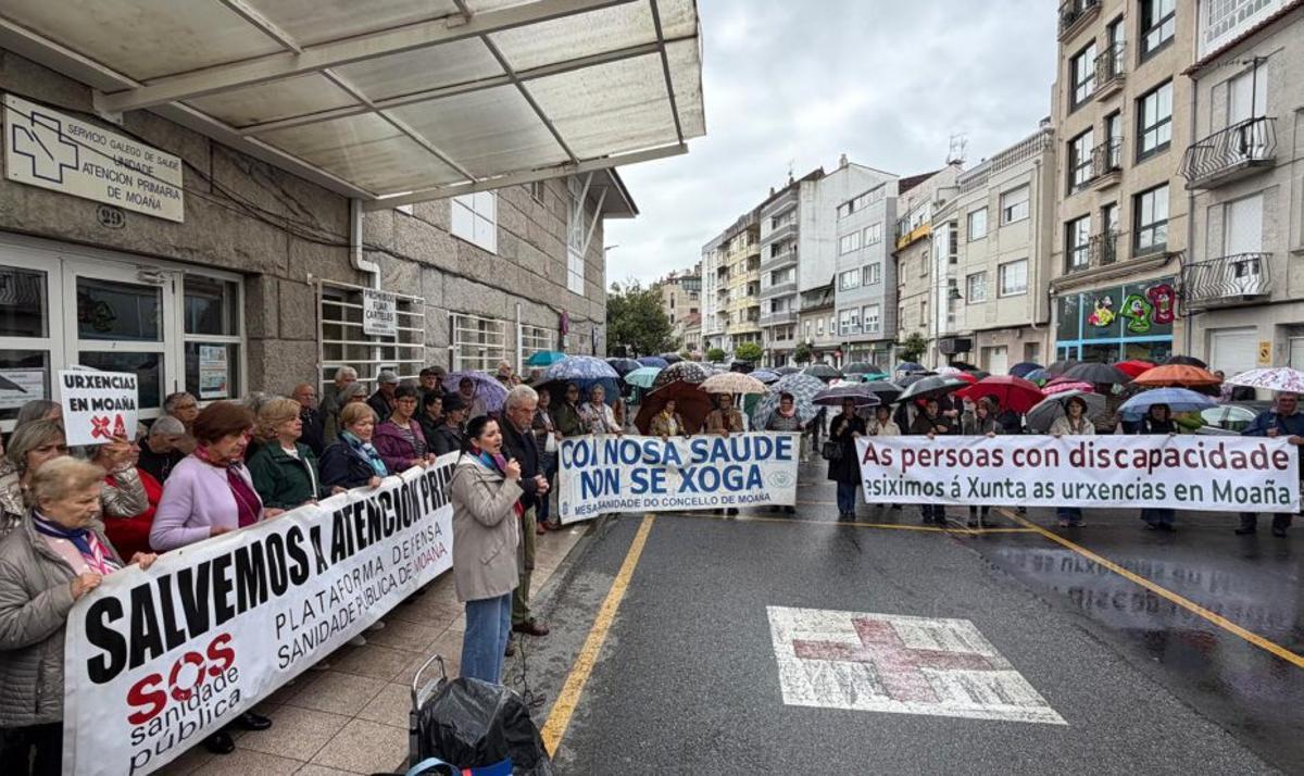 Un momento de la protesta de ayer. | FDV