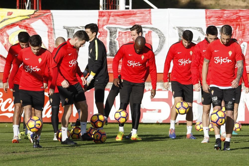 Entrenamiento del Sporting