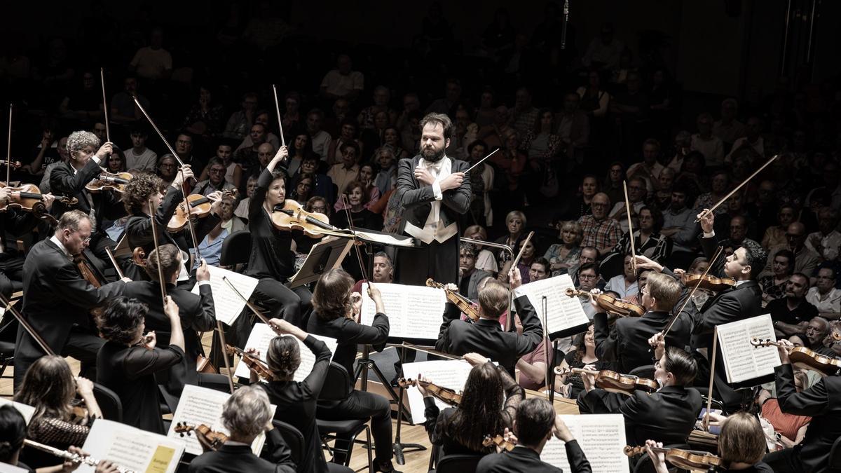 Un momento del concierto en el Palau de la Música.