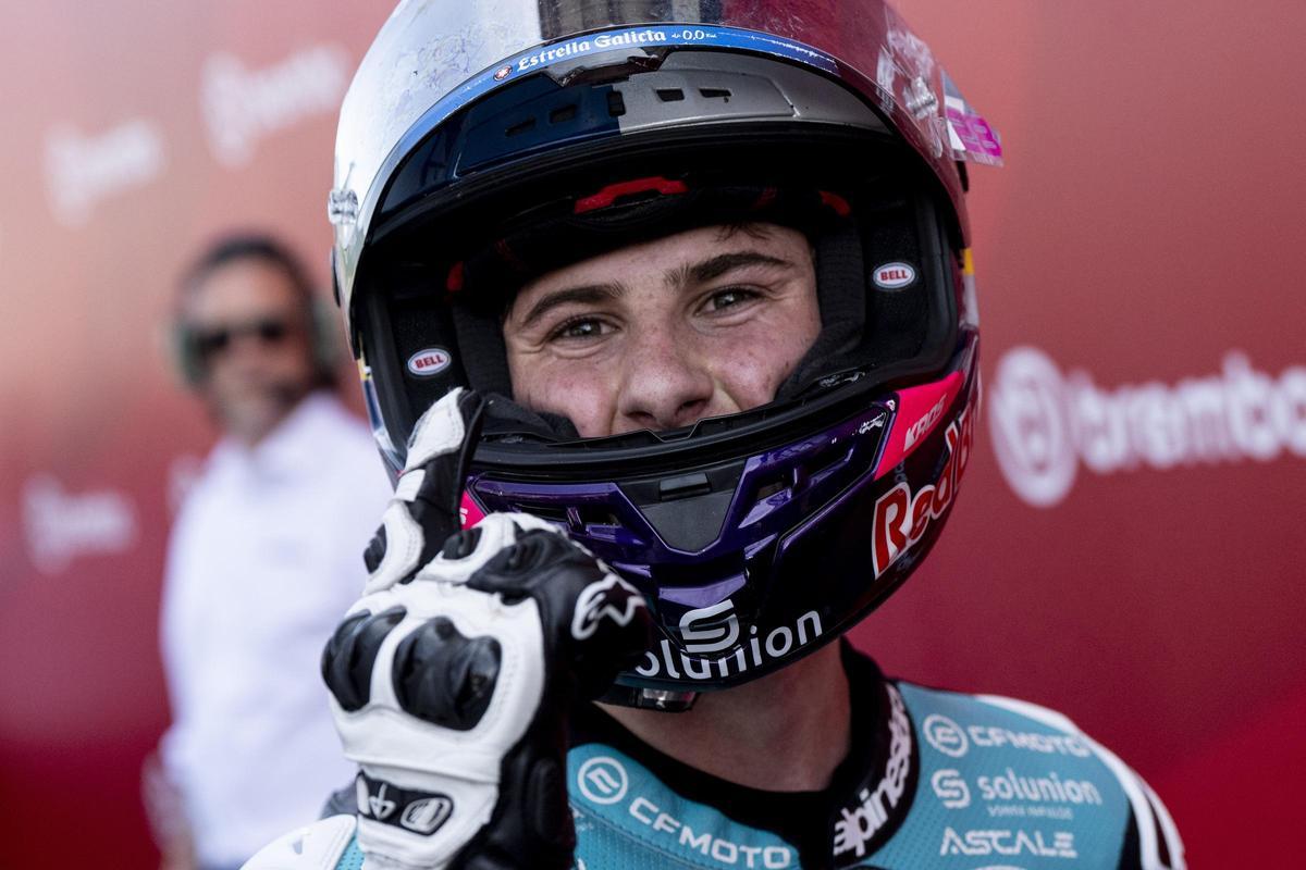 Máximo Quiles señala el nº 1 tras conseguir, en efecto, la victoria en Mugello.