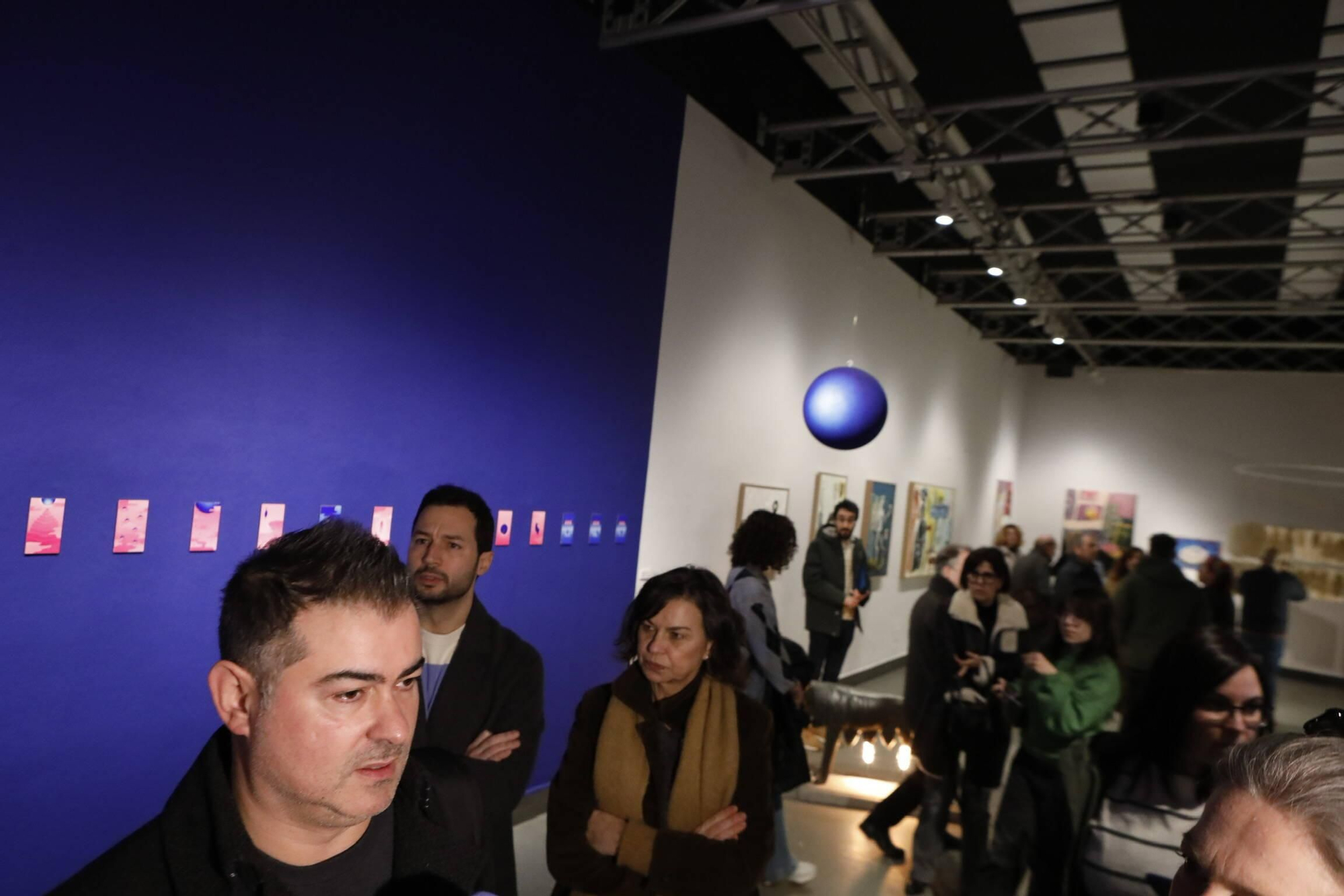 La presentación de la Muestra de Artes Plásticas en el Antiguo Instituto, en imágenes