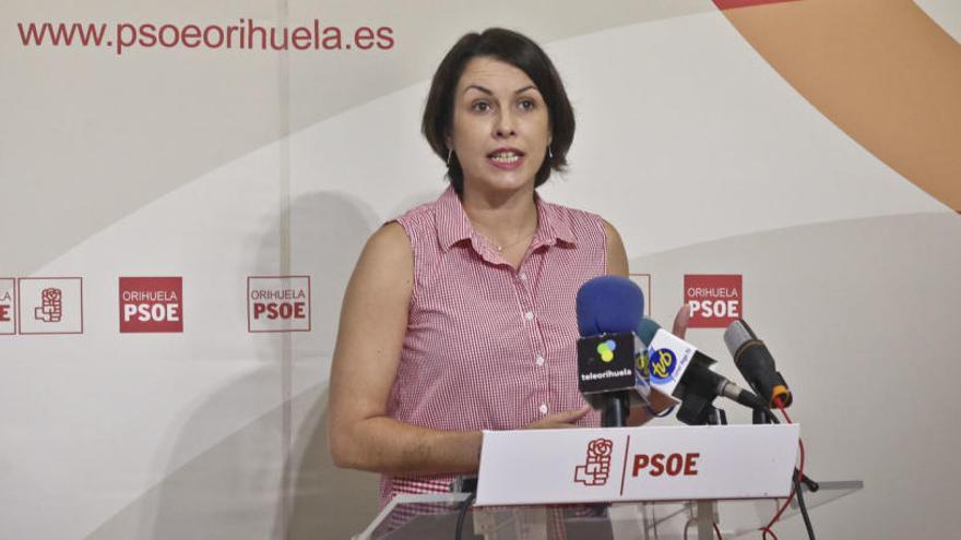 La portavoz del PSOE, Carolina Gracia.