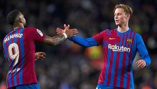 Memphis y De Jong hacen público su deseo de continuar en Barcelona