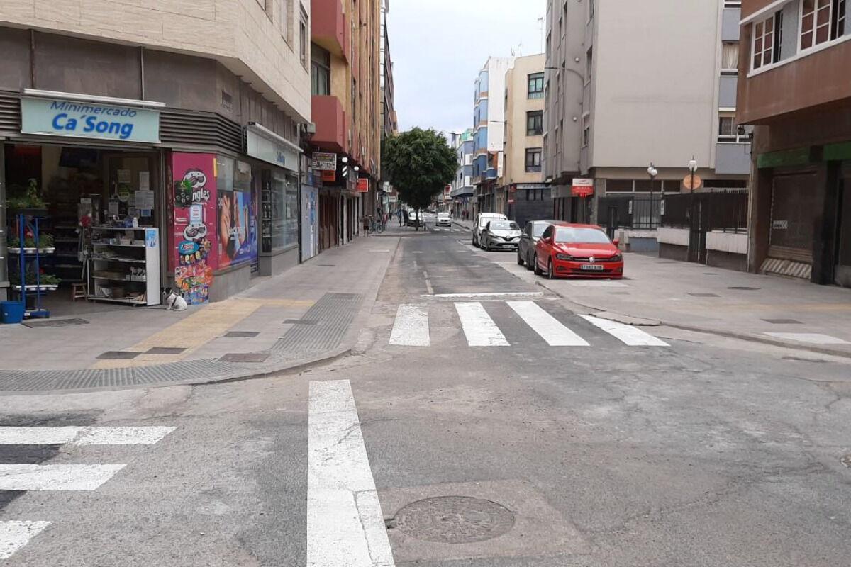 Tramo de la calle Fernando Guanarteme donde comenzarán los trabajos.