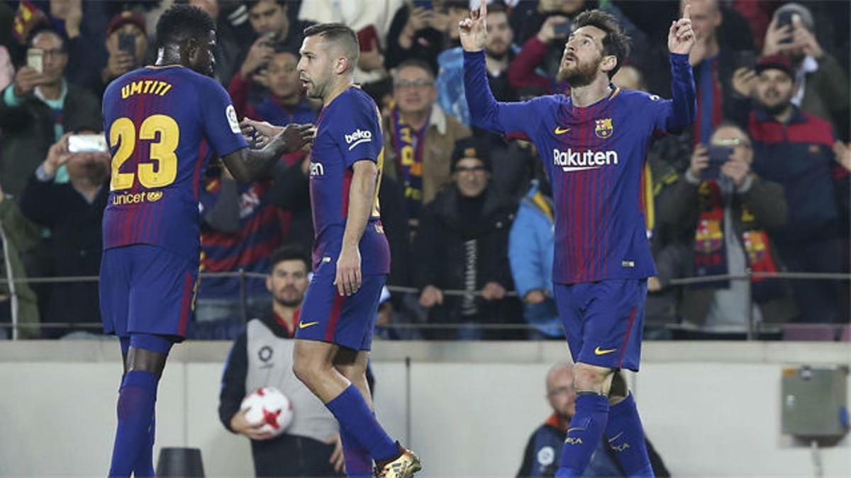 LACOPA | Barça-Espanyol (2-0) | Ante el Espanyol, Messi marcó el gol 4.000 del Barça