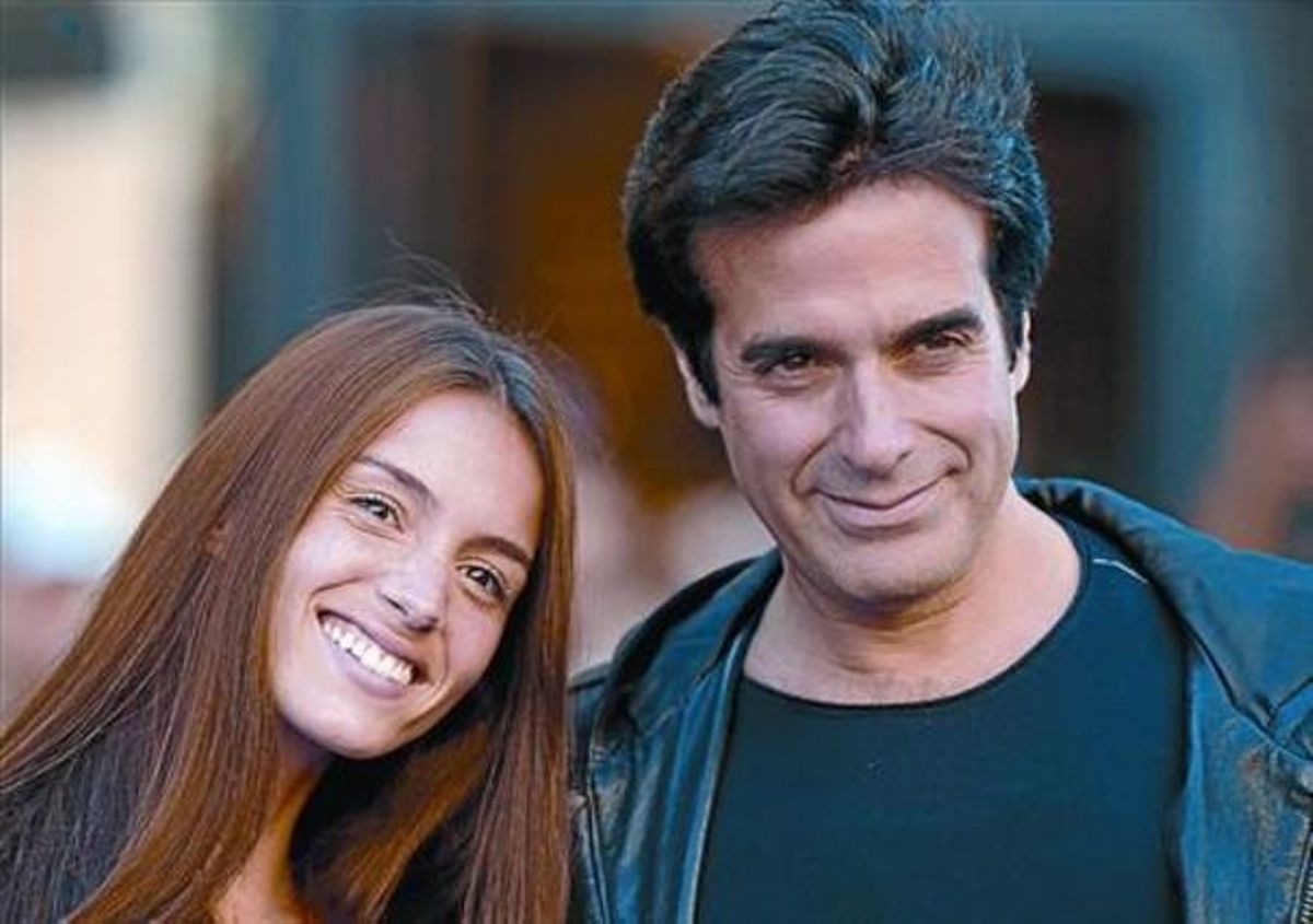 Chloe Gosselin i David Copperfield, a Los Angeles el gener passat. Chloe Gosselin i David Copperfield, a Los Angeles el gener passat.
