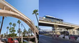 Derribarán los dos puentes del Passeig Marítim de Palma el último fin de semana de febrero