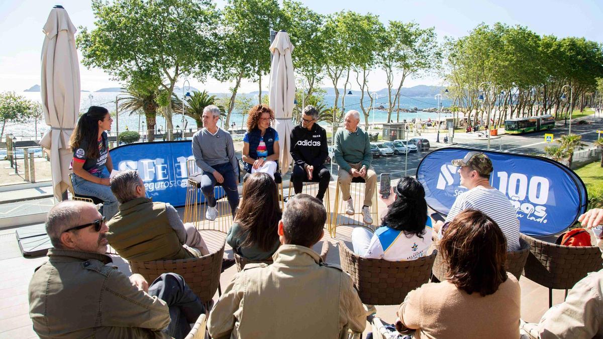 El encuentro con los olímpicos en el Hotel Attica 21