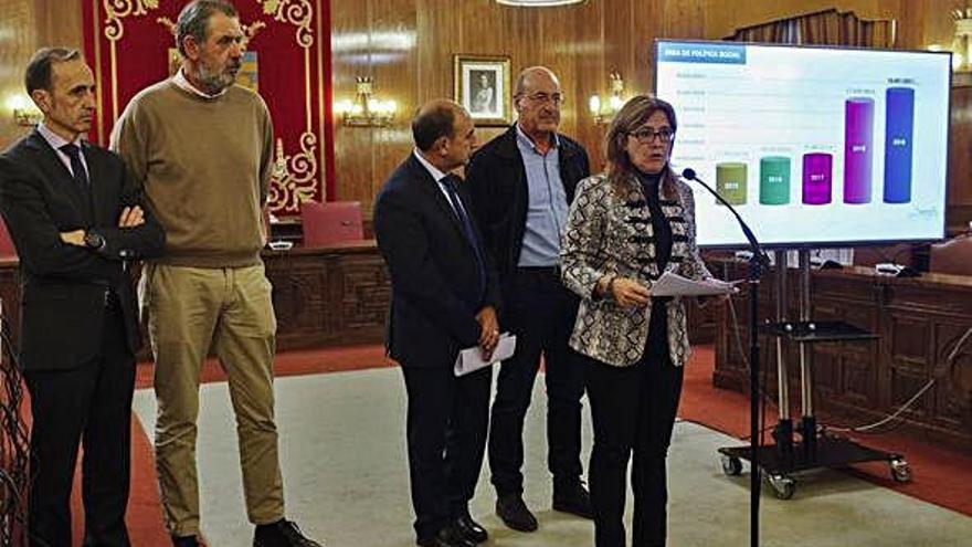 La presidenta Mayte Martín Pozo presenta los presupuestos de 2019 de la Diputación.
