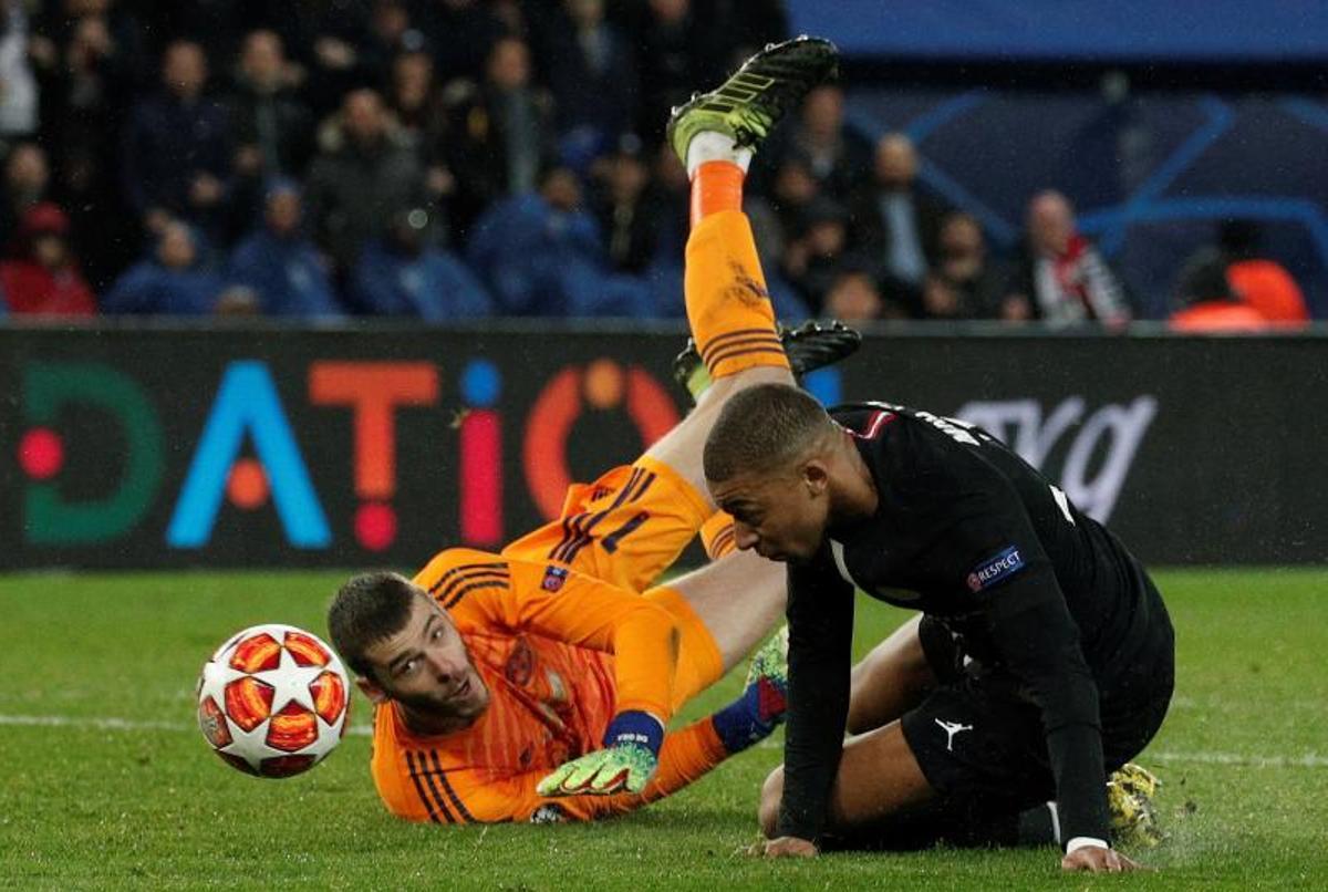 Mbappé ante el PSG en 2019